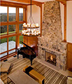 Craftsman and Lodge inspired contemporary Western interior in South Dakota by Felhandler Steeneken Architects
